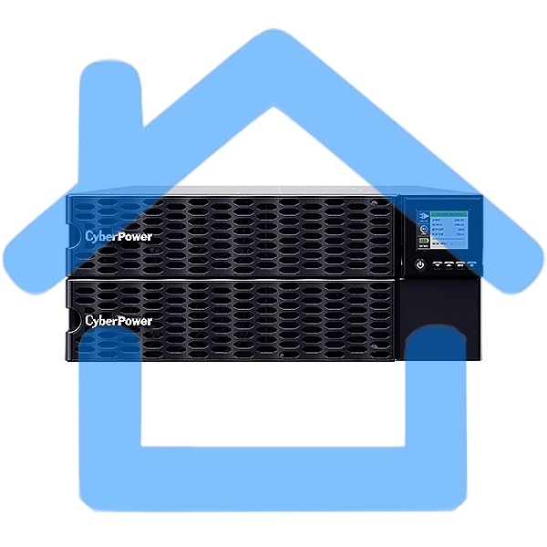 Источник бесперебойного питания CyberPower OL10KERTHD Online 10000VA/10000W USB/RS-232/Dry/EPO/SNMPslot/BM/ENV/RJ11/45/ВБМ (6 IEC С13, 1 IEC C19, terminal)