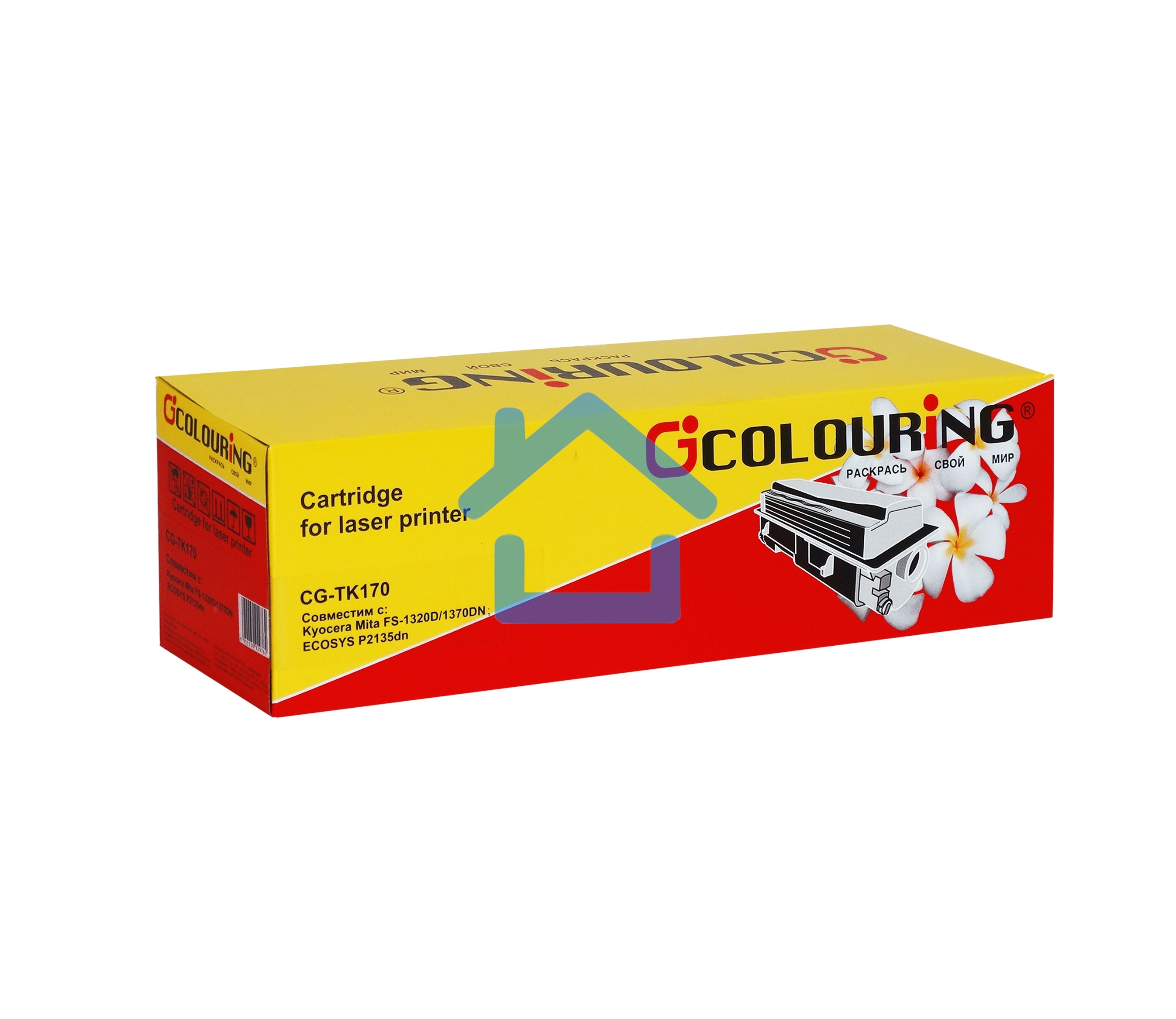 Картридж Colouring CG-TK-170 черный (7200 стр.) для Kyocera Mita FS-1320D/1370DN