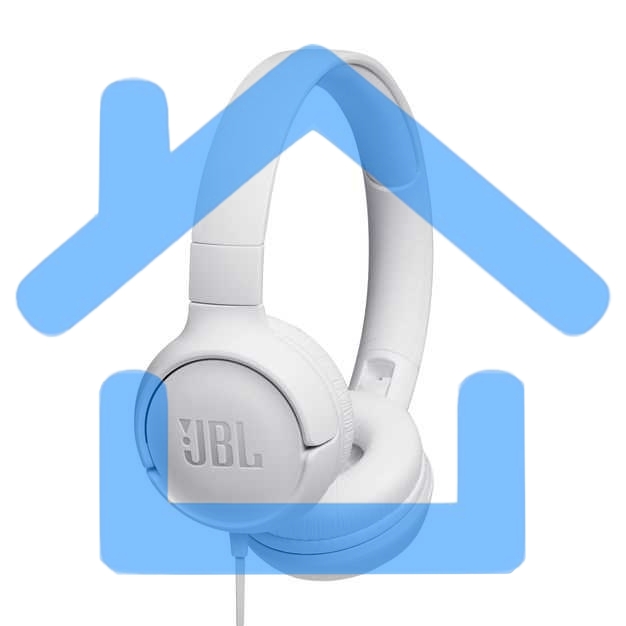Наушники JBL накладные T500, 32 Ом, белый