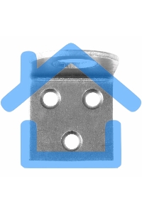 Накладка для замка 40х90 цинк гнутая ЧЕТЫРЕ СЕЗОНА