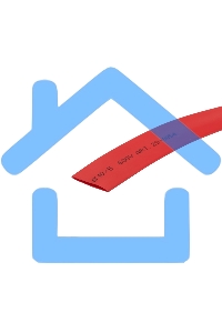 Трубка термоусаживаемая 10.0/5.0мм красн. ролик 2.44м Rexant 29-0054