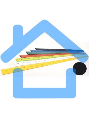 Трубка термоусадочная ТТУ 1.5/0.75 черный 1м ИЭК UDRS-D15-1-K02