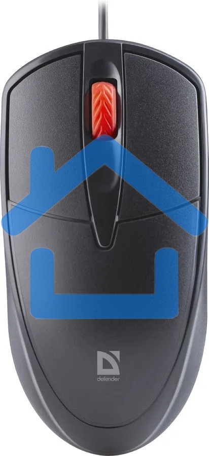 Мышь проводная Defender Icon MB-057 черный, 1000 dpi, USB, кнопки - 3