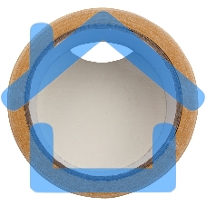 Лента клейкая двусторонняя Сибртех 38мм х 10 м, на тканевой основе