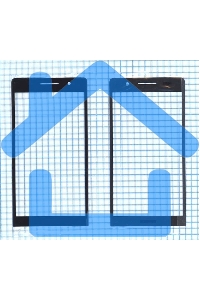 Стекло для Huawei Ascend P6 черное