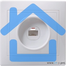 Розетка Iek EKK10-K01-DM РК10-КБ 1местн. комп. КВАРТА (белый)