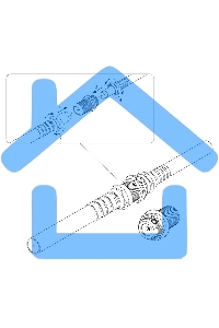 Переход гнездо F-гнездо F 