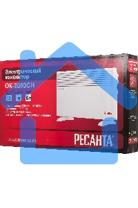 Конвектор Ресанта ОК-2000СН белый, 2000 Вт, 20 м2, термостат
