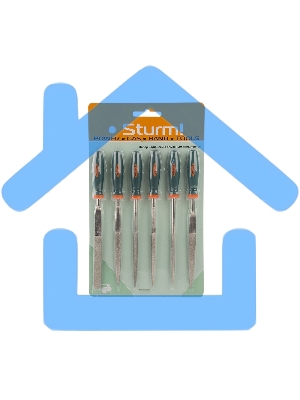 Набор надфилей Sturm! 1051-02-SSD, 6шт С АЛМАЗНЫМ НАПЫЛЕНИЕМ