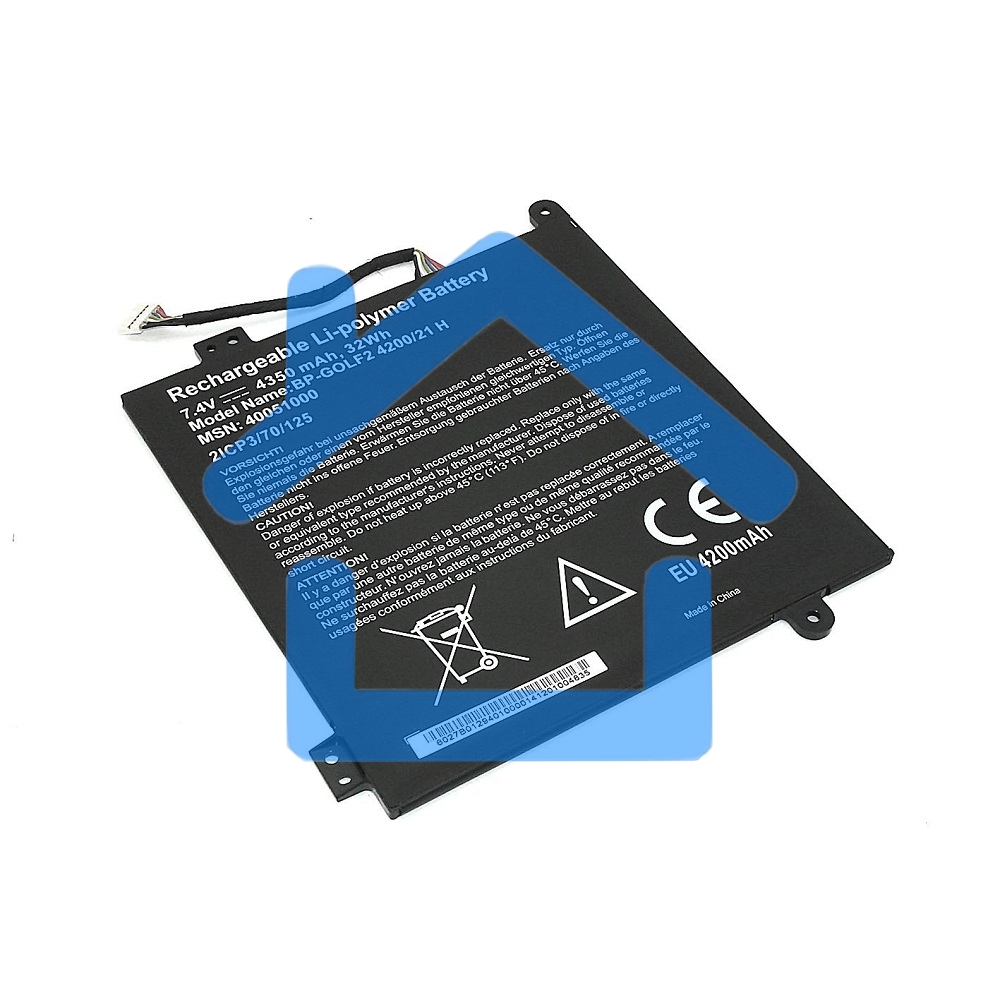 Аккумуляторная батарея для ноутбука Acer One Cloudbook11 7PIN 7.4V 4350mAh