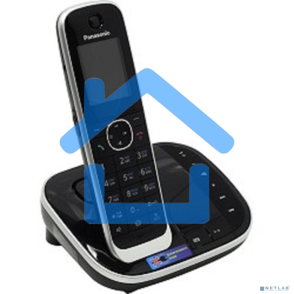 Телефон беспроводной (DECT) Panasonic KX-TGJ320RUB ной, АОН, черный, автоответчик