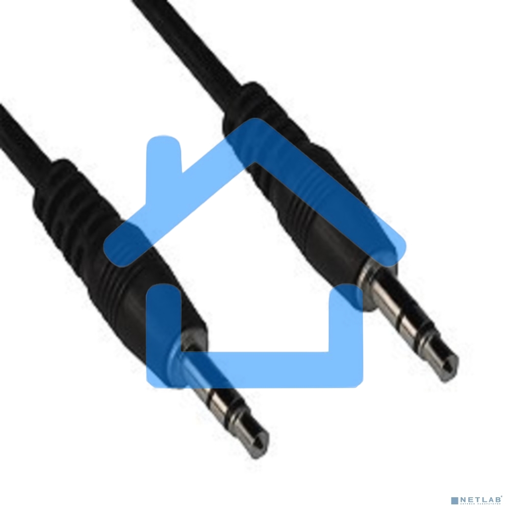 Кабель соединительный VCOM 3.5 Jack (M) - 3.5 Jack (M), стерео, аудио, 1.5м