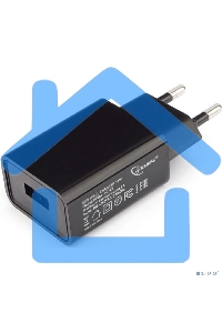 Адаптер питания Cablexpert MP3A-PC-25 100/220V - 5V USB 1 порт, 2A, черный