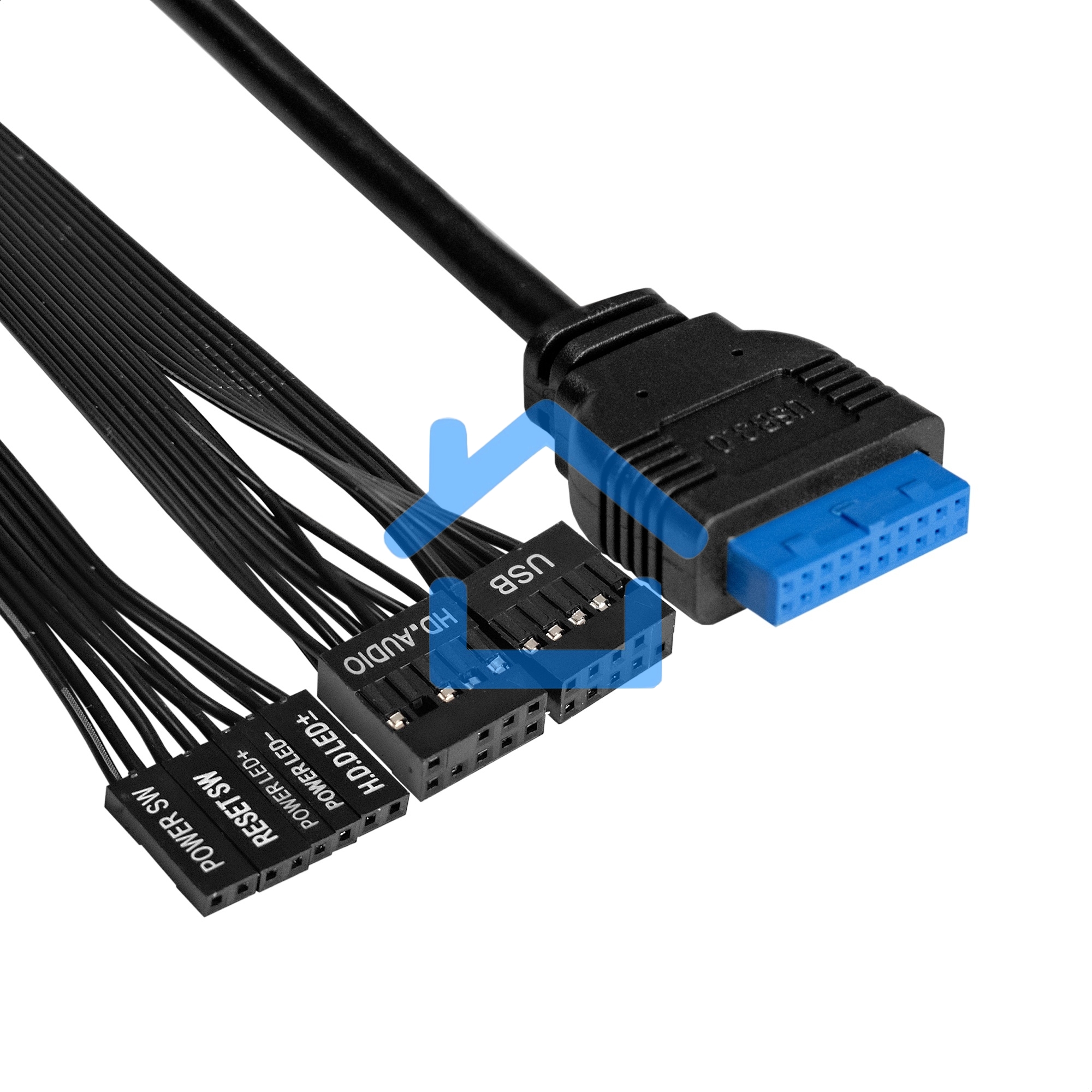 Компьютерный корпус Minitower ExeGate BAA-303U-AAA350 (mATX, БП AAA350 с вент. 8см, 2*USB+1*USB 3.0, HD Audio, черный)