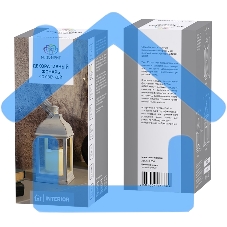 Декоративный фонарь Neon-night со свечкой, белый корпус, размер 10.5х10.5х22,35 см, цвет теплый белый