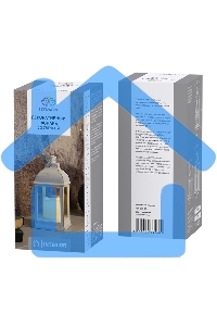 Декоративный фонарь Neon-night со свечкой, белый корпус, размер 10.5х10.5х22,35 см, цвет теплый белый