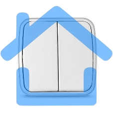 Выключатель 2-кл. ОП Электра 10А IP20 белый Союз 0031 Выключатель 2-кл. ОП Электра 10А IP20 белый Союз 0031