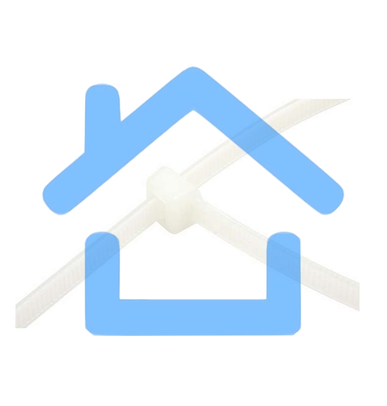 Хомут кабельный Rexant 07-0202 7.6х200 нейл. белый (уп.100 шт)