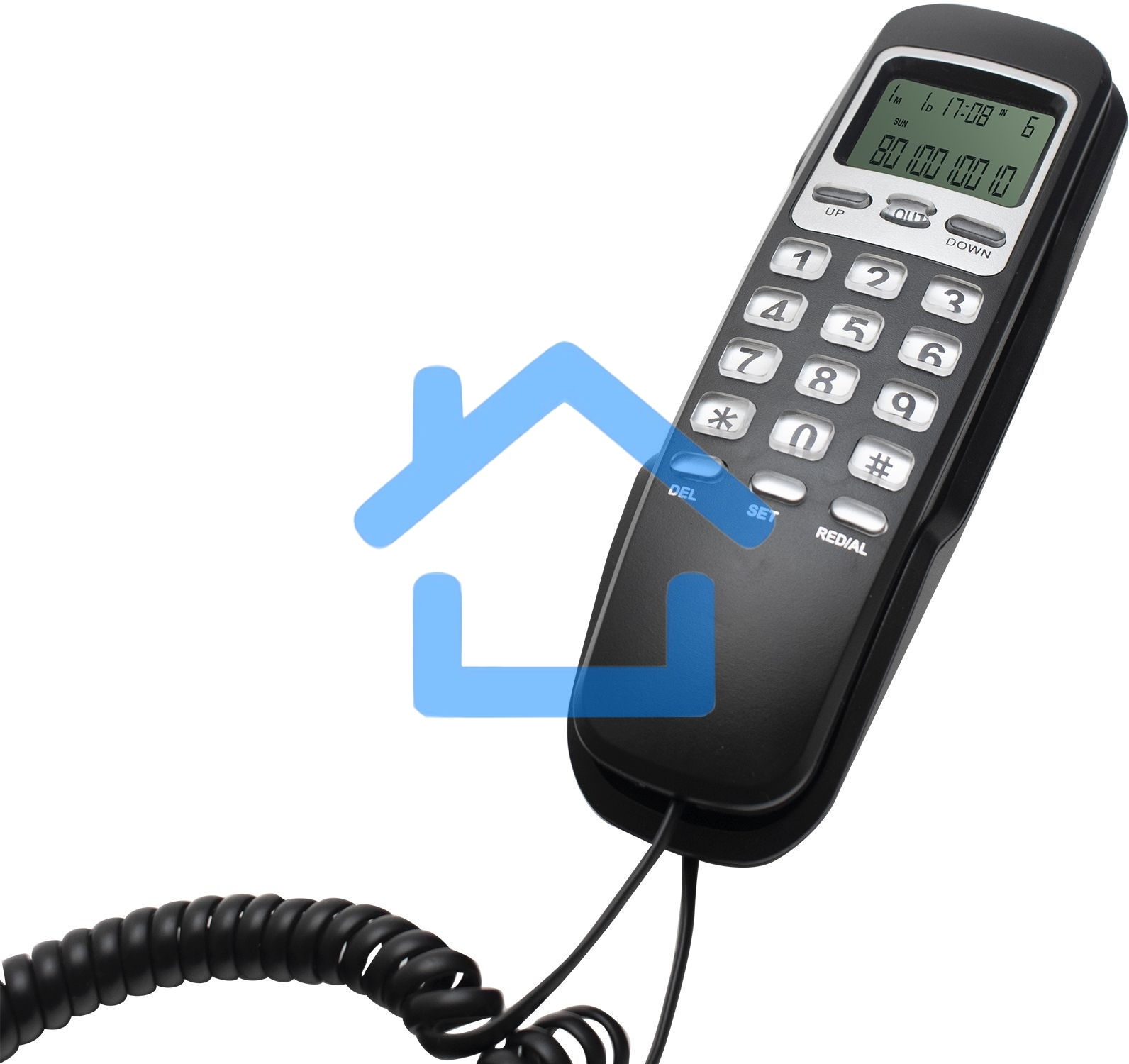 Телефон проводной Ritmix RT-010 черный