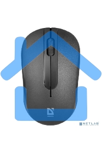 Мышь беспроводная Defender Hit MM-495 черный, 1600 dpi, радиоканал, USB, кнопки - 3