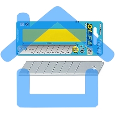 Лезвие OLFA (OL-LB-10B) сегментированное, 18х100х0,5мм, 10шт