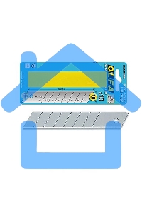 Лезвие OLFA (OL-LB-10B) сегментированное, 18х100х0,5мм, 10шт