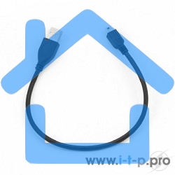 Кабель Gembird CCP-USB2-AM5P-1 USB 2.0 кабель PRO для соед. 0,3м AM/miniBM позол.конт., черный