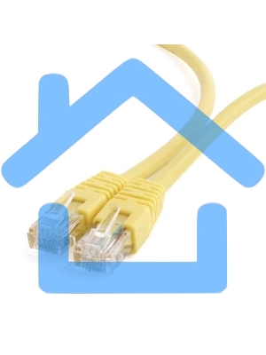 Патч-корд UTP Cablexpert кат.6, 0.5м, литой, многожильный, желтый