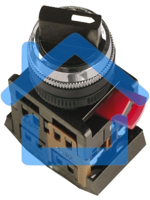 Переключатель AC-22 на 2 полож. черный I-O 1з+1p ИЭК BSW10-AC-2-K02