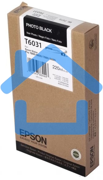 Картридж струйный Epson C13T603100 черный (220 мл) для Epson Sty Pro 7800/9800/7880/9880