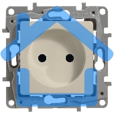 Розетка 2К винты, сл. кость ETIKA 