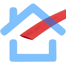 Трубка термоусаживаемая 8.0/4.0мм красн. ролик 2.44м Rexant 29-0044