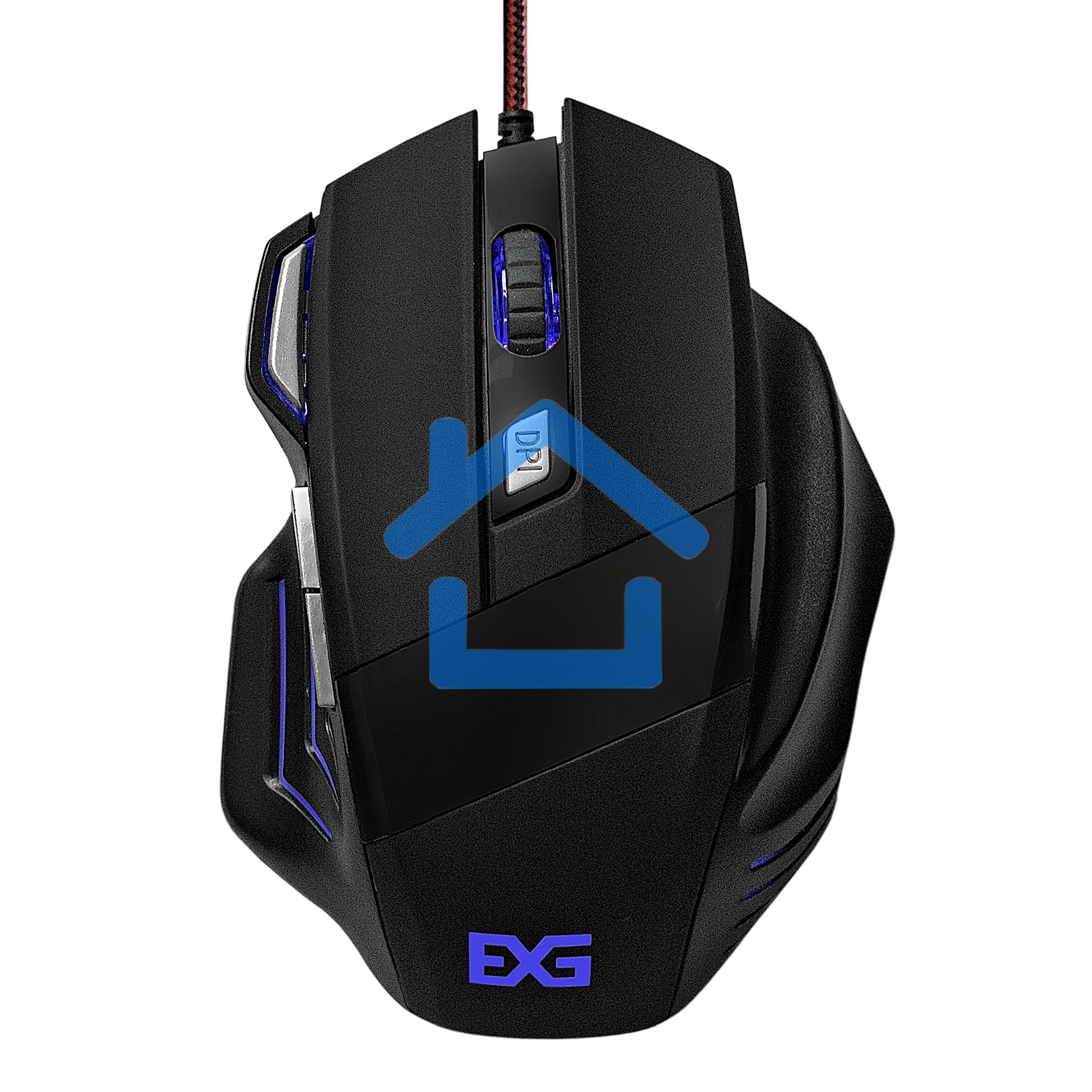 Мышь проводная ExeGate Gaming Standard Laser GML-793 черный, 3200 dpi, USB, кнопки - 7