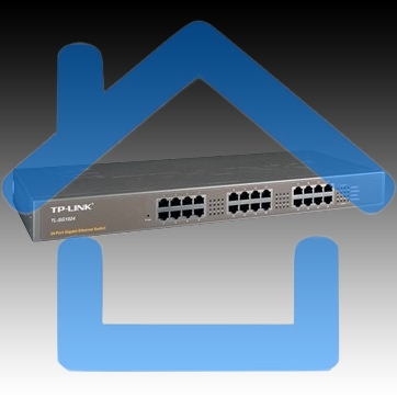 Сетевой коммутатор TP-Link SMB TL-SG1024 Коммутатор 24LAN 10/100/1000Mb/s Unmanagersd Gigabit Rackmount Switch