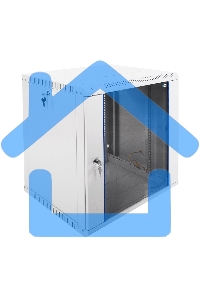 Шкаф телекоммуникационный настенный разборный ЭКОНОМ 12U (600 × 520) дверь стекло