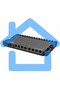Маршрутизатор Mikrotik RB5009UPr+S+IN,7х 1G RJ45, 2.5G RJ45, 10G SFP+, 1xPoE in, 7x PoE out