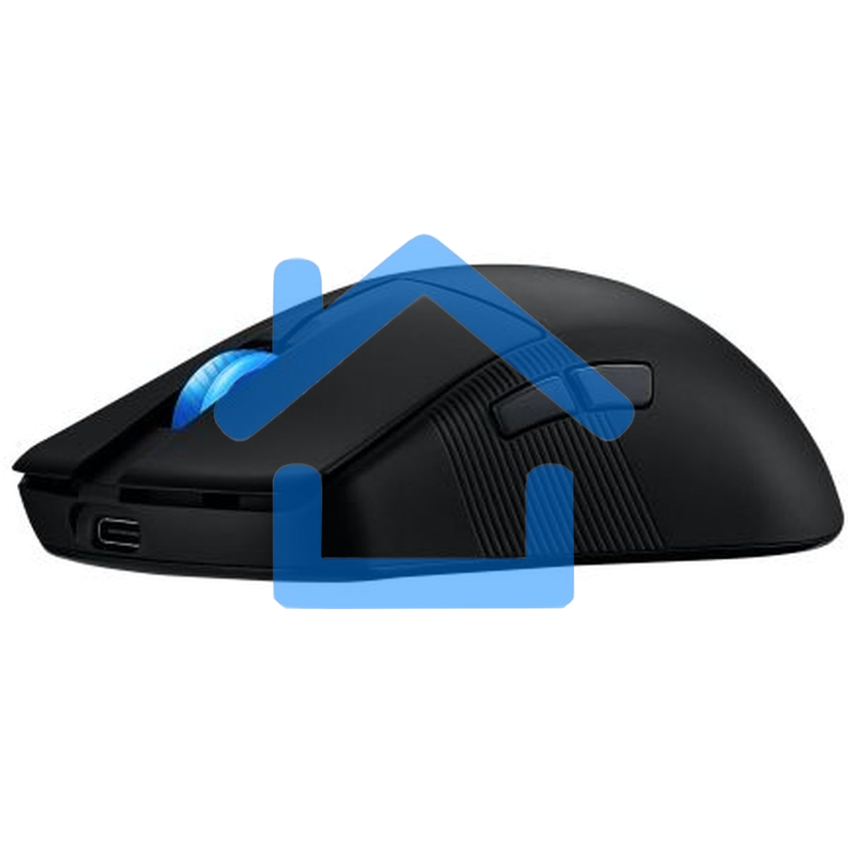 Мышь беспроводная ASUS ROG Harpe Ace Mini черный, 42000 dpi, радиоканал, Bluetooth, USB, кнопки - 5