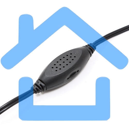 Акустическая система Gembird SPK-203, черный МДФ,2х3 Вт, регулятор громкости, USB