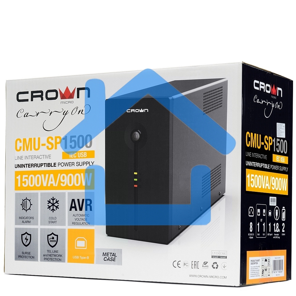 Источник бесперебойного питания CMU-SP1500IEC USB