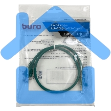 Патч-корд Buro cat5E molded 0.5м зеленый RJ-45 (m)-RJ-45 (m)