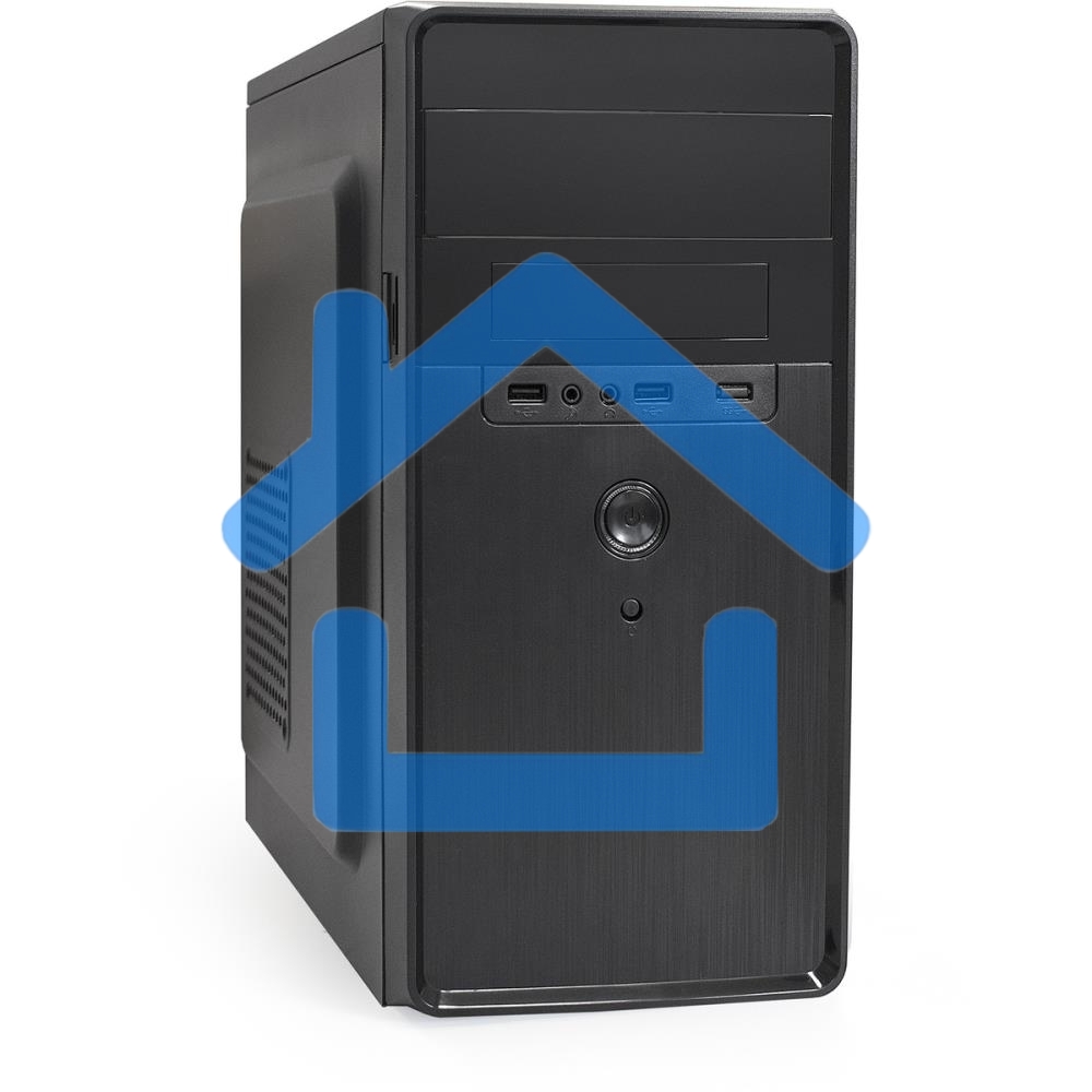 Компьютерный корпус Minitower ExeGate EX286412RUS BA-309 (mATX, без БП, 2*USB, HD аудио, черный)