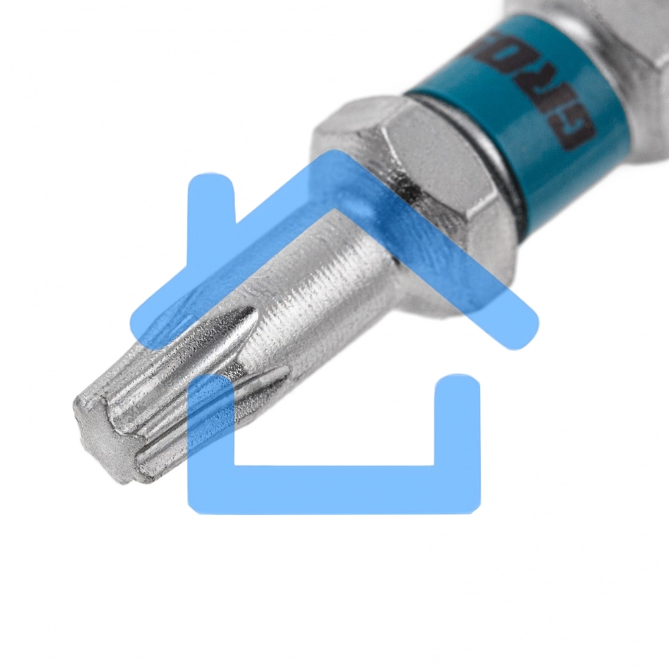 Набор бит TORX 15х50, сталь S2, 10 шт. Gross