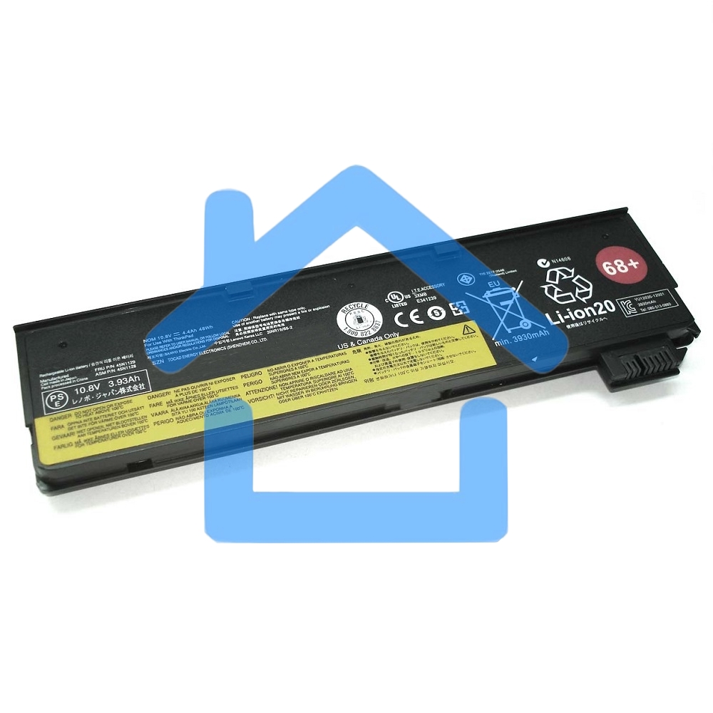Аккумуляторная батарея для ноутбука Lenovo ThinkPad x240/250 (0C52862 68+) 48Wh черный
