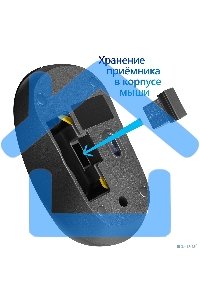 Мышь беспроводная Defender Hit MM-495 черный, 1600 dpi, радиоканал, USB, кнопки - 3