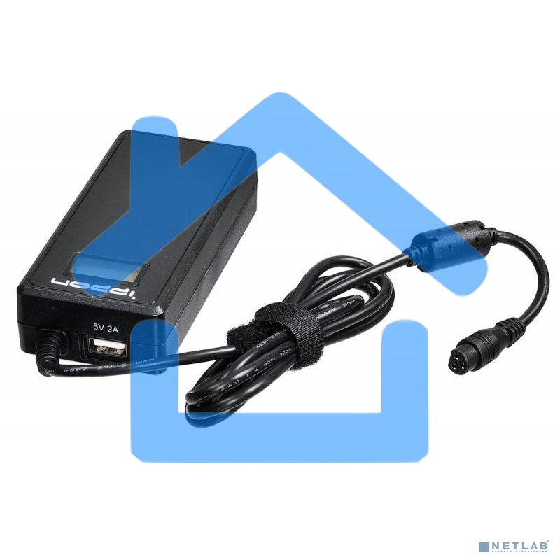 Блок питания Ippon D90U автоматический 90W 15V-19.5V 10-connectors 8A 1xUSB 2.1A от бытовой электросети LСD индикатор