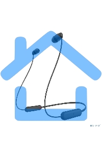 Гарнитура вкладыши Sony WI-C100 черный беспроводные bluetooth шейный обод