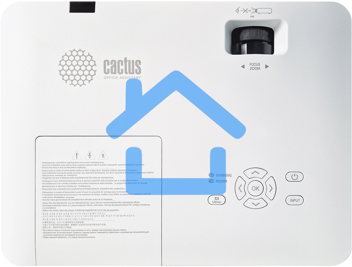 Проектор Cactus CS-S3.WT 3LCD 43000Lm LS 4300Lm ANSI (1280x1024) 15000:1 ресурс лампы:10000часов 1xUSB typeA 2xHDMI 4.7кг