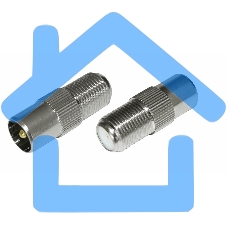 Переход гнездо F-штекер TV Rexant