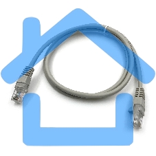 Патч-корд Buro cat5E 1м серый RJ-45 (m)-RJ-45 (m)