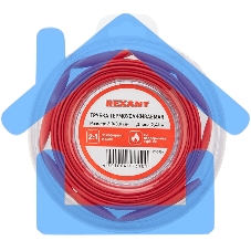 Трубка термоусаживаемая 6.0/3.0мм красн. ролик 2.44м Rexant 29-0034